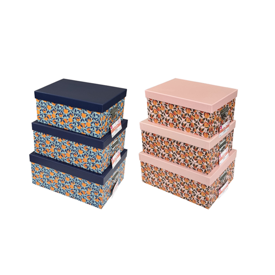 Paper Storage Peach/Orange Q