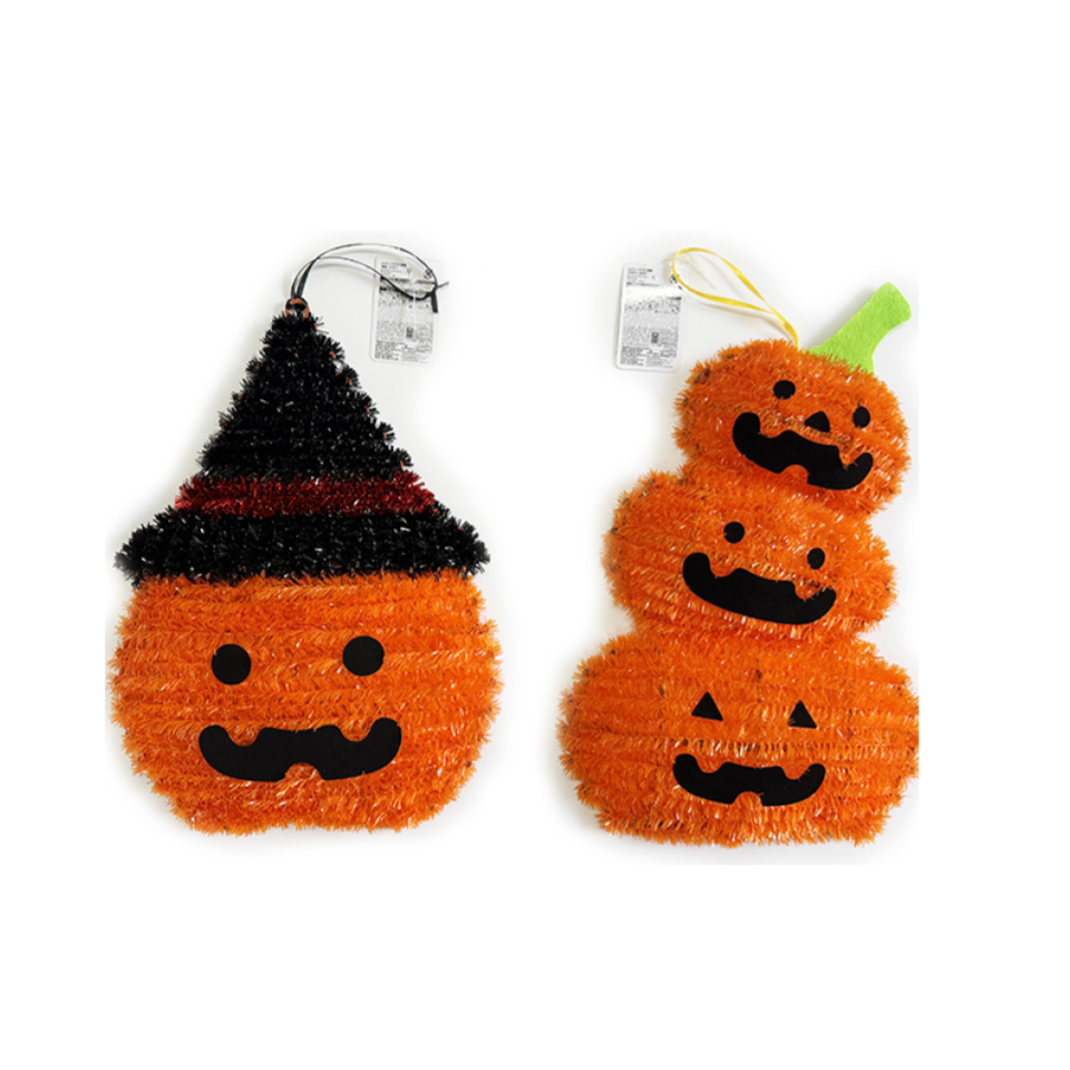 Sparkling Halloween Ornament Pumpkin
