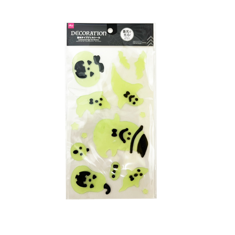 Luminescent Type Gel Stickers Halloween