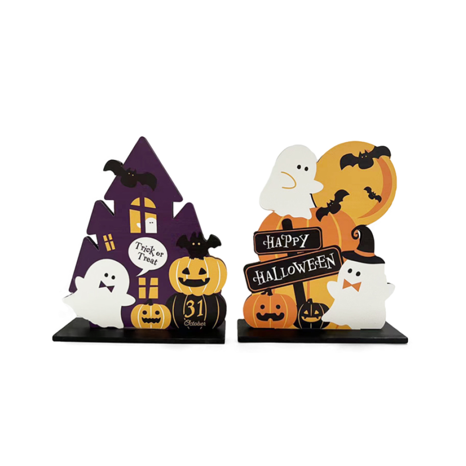 Halloween Wooden Ornament Basic