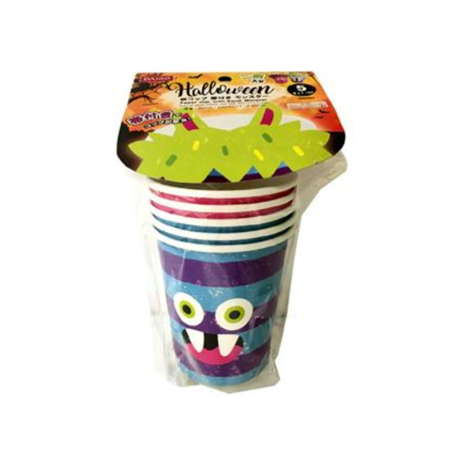 Halloween Paper Cup with Band Monster 205ml