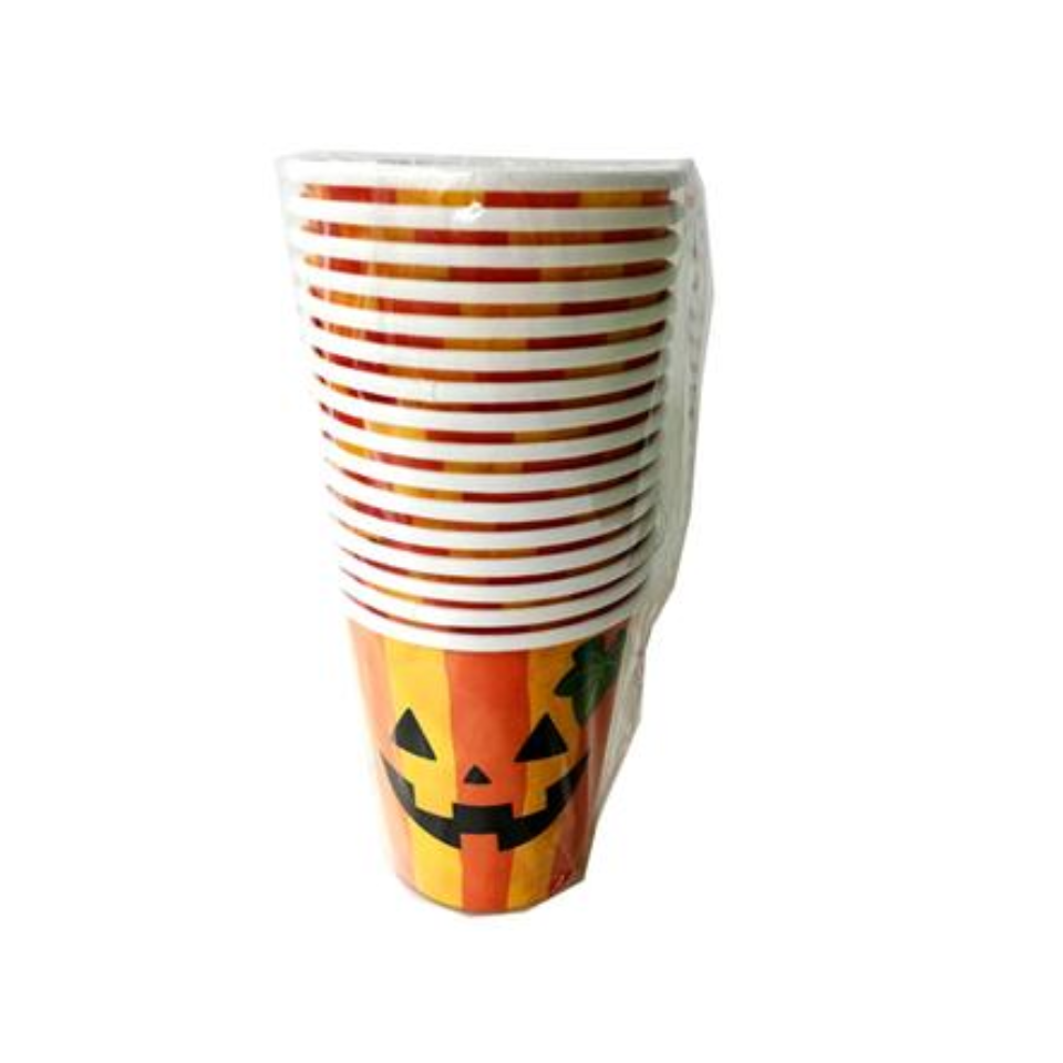 Halloween Paper Cup 205ml Pumpkin