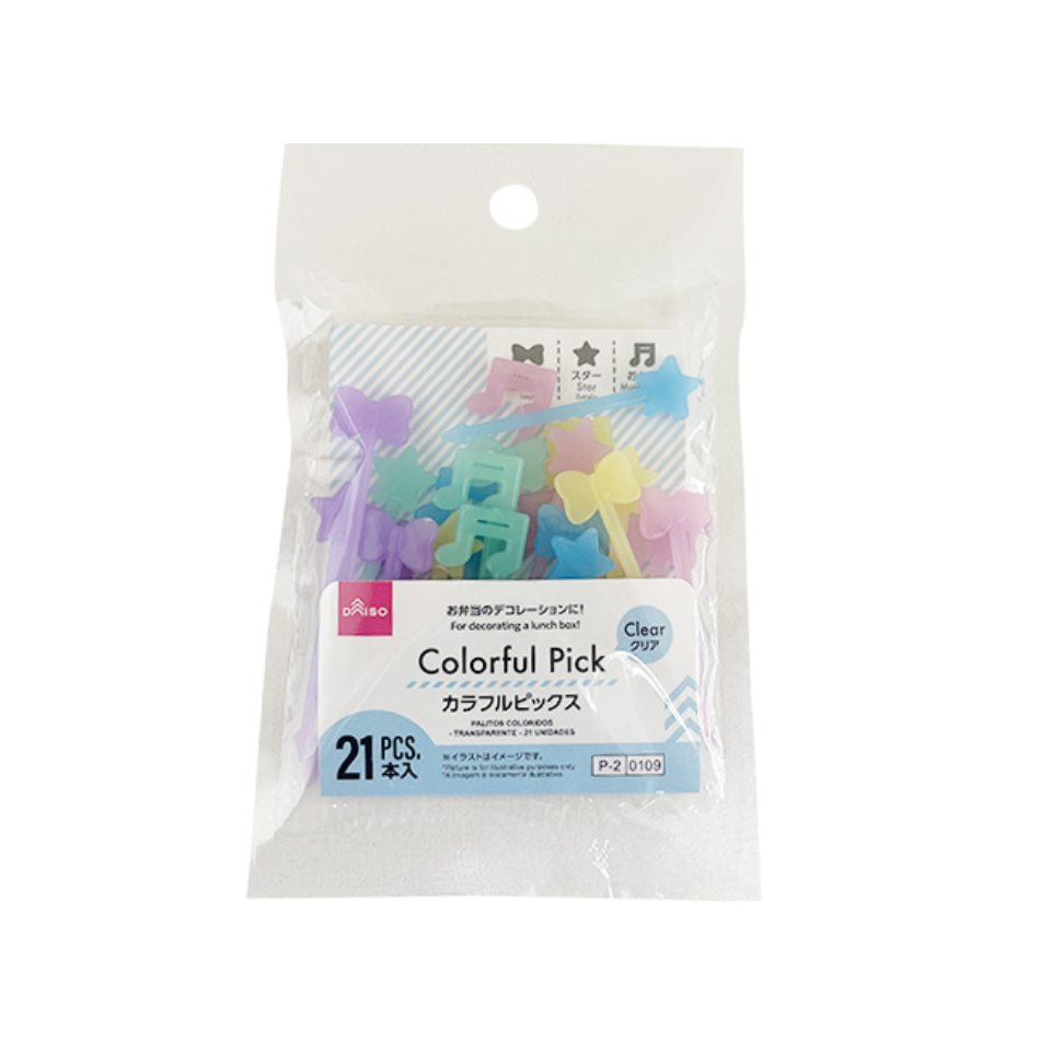 Colorful Pick Clear