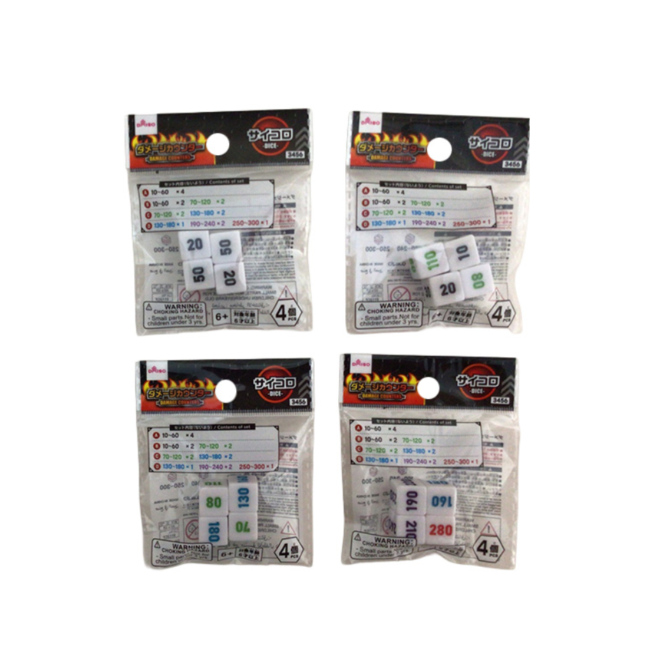 Damage Counters Dice