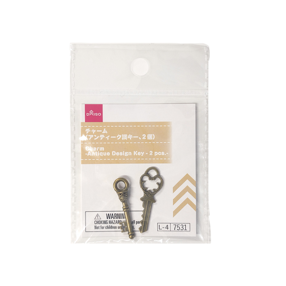 Charm Antique Design Key