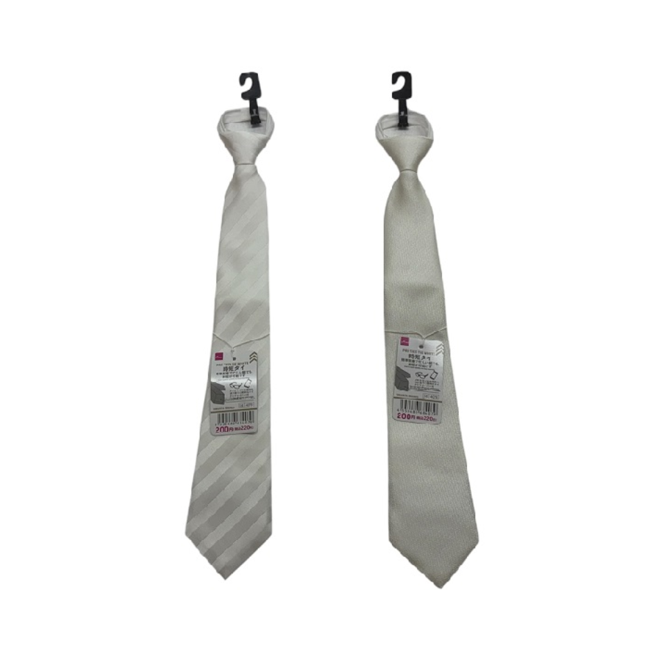 Pre-tied Tie White