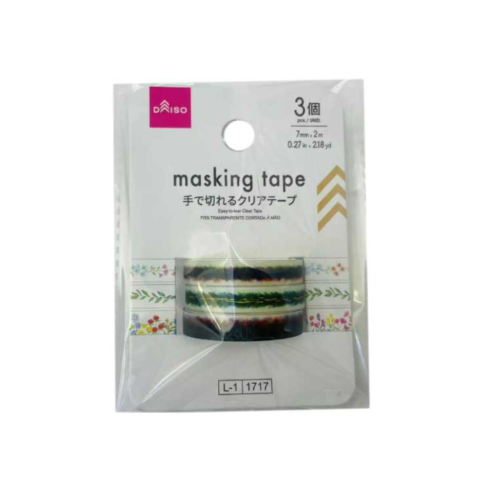 Easy-to-Tear Clear Tape Plant 7mm x 2m