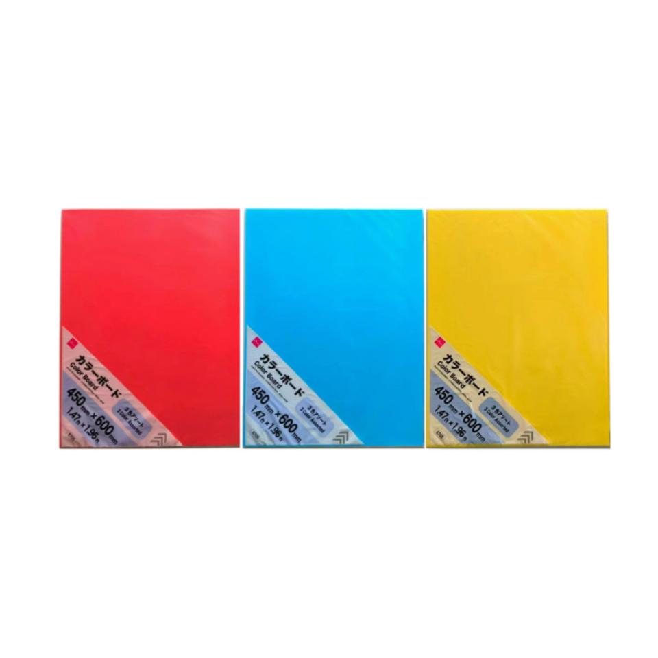 Color Board Assorted Colors 450mm x 600mm
