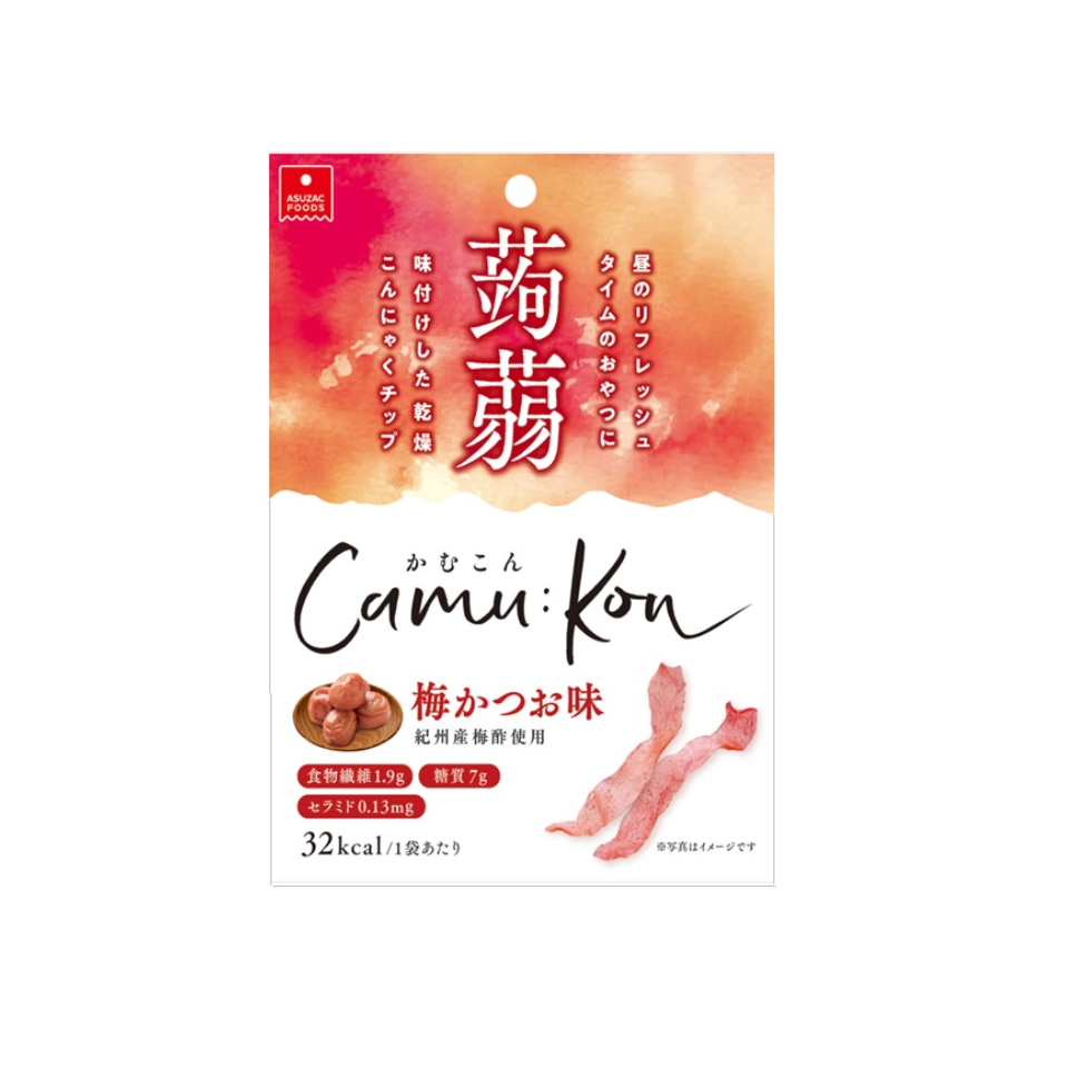 Asuzac Dried Konjac Chips Plum and Bonito Flavor