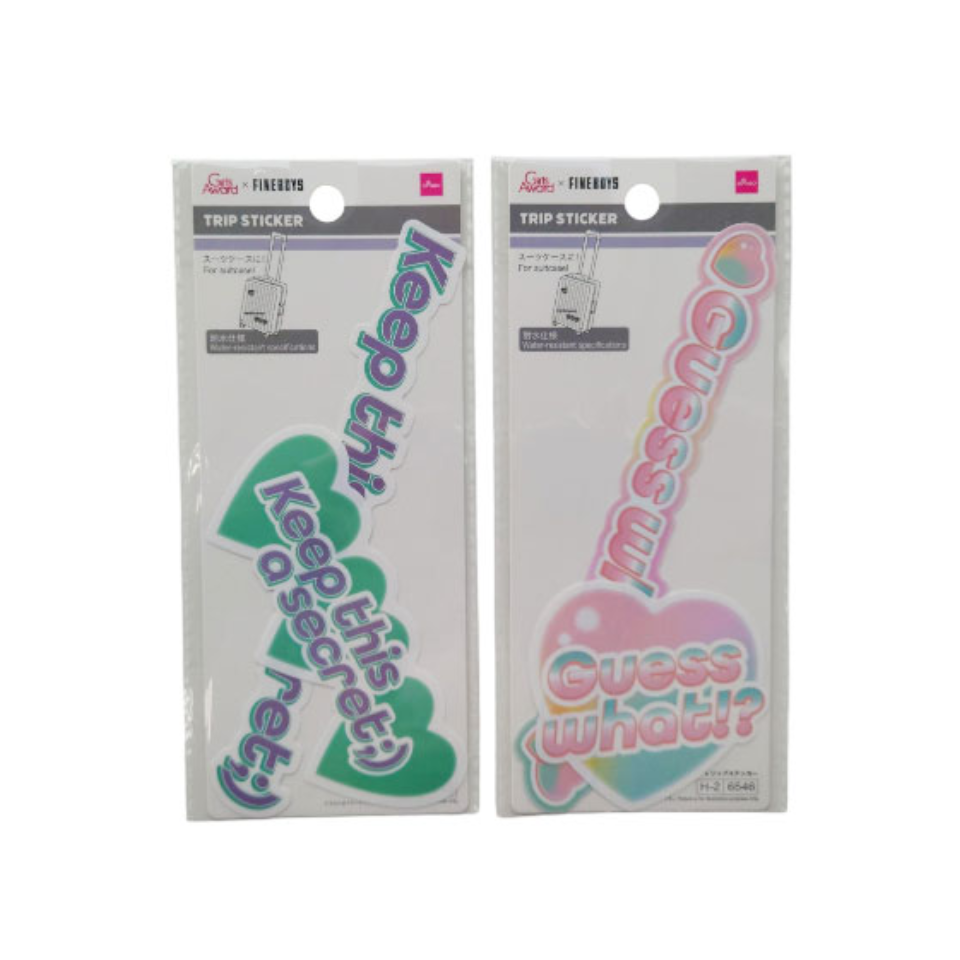 Trip Sticker Pink/Green