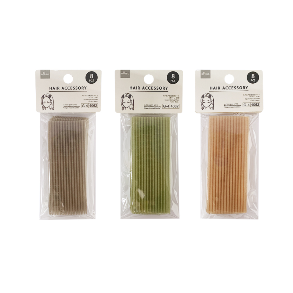 Square Hair Grip Sheet Color
