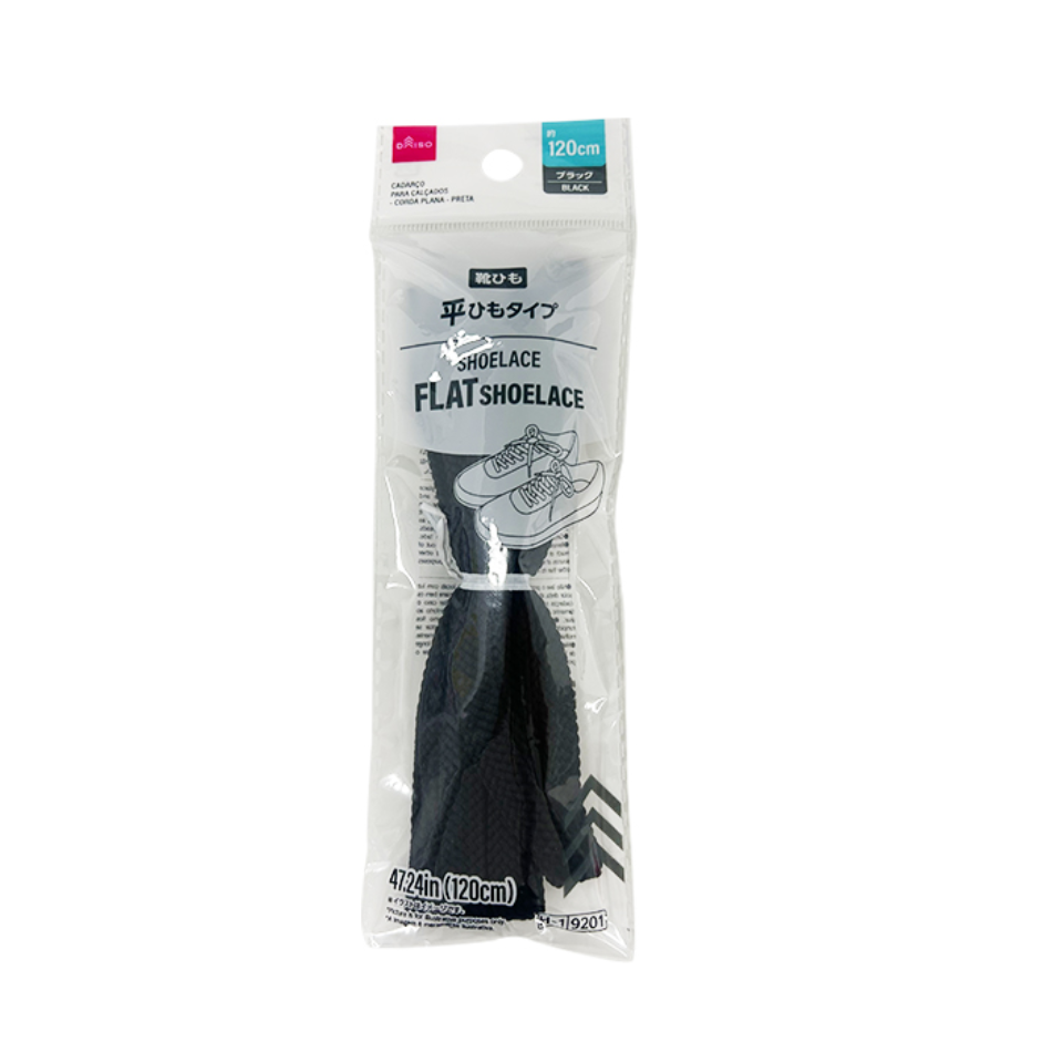 Shoelace Flat Shoelace Black