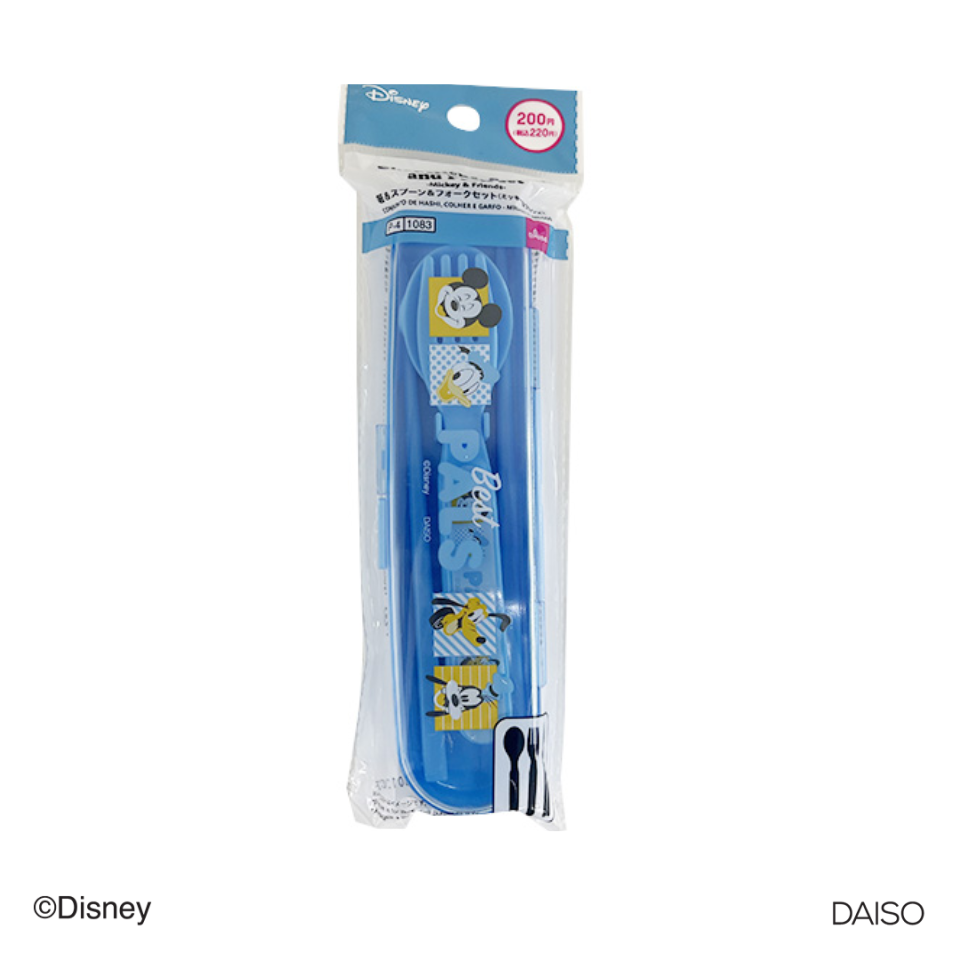 Chopsticks Spoon and Fork Set Mickey & Friends