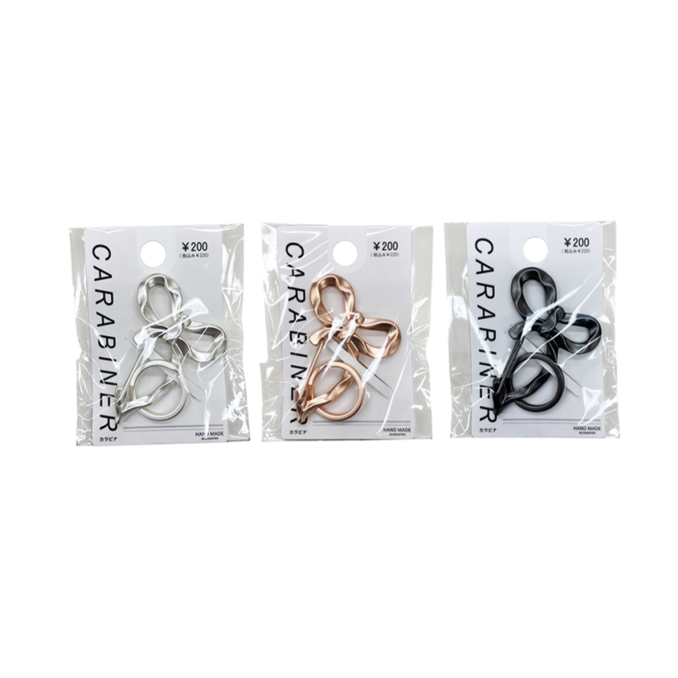 Carabiner Silver/Rose Gold/Black