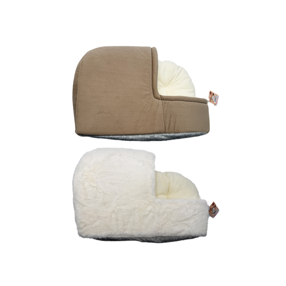 Dome Shaped Pet Bed with Curtain