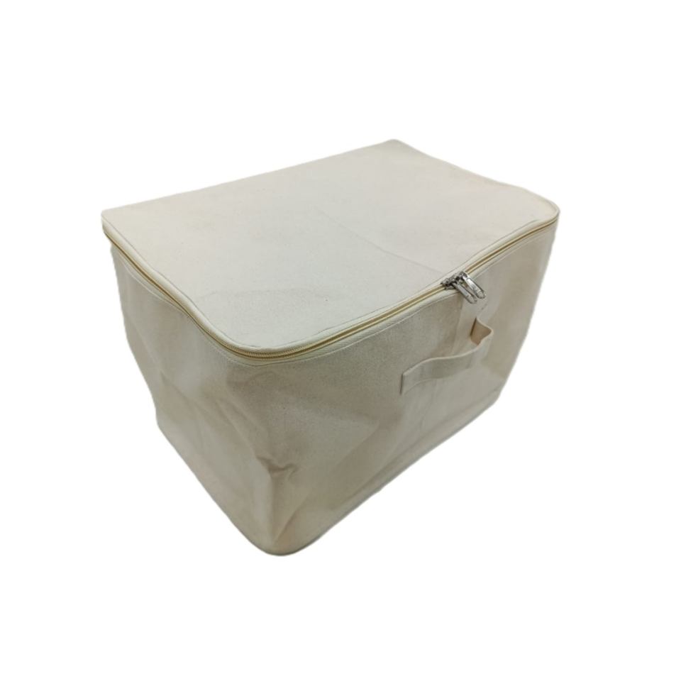Fabric Storage Box with Lid 100% Indian Cotton