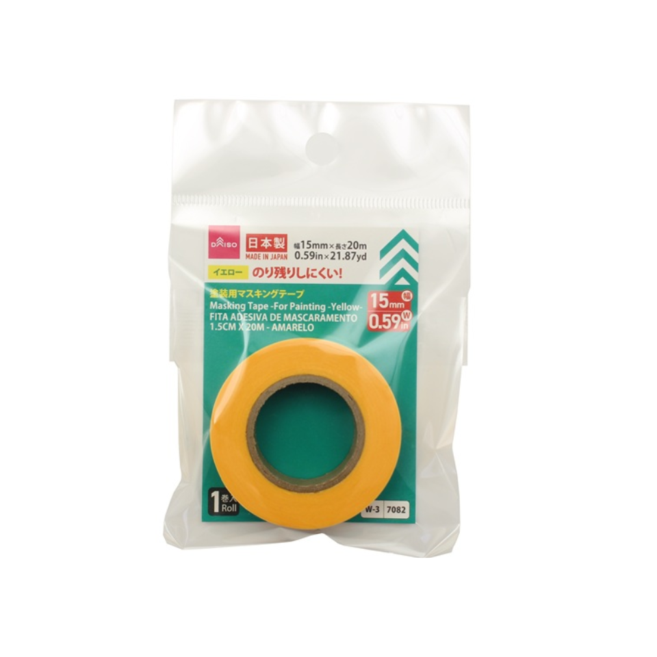 Masking Tape for Painting Yellow