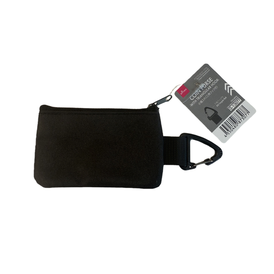 Coin Purse with Triangular Hook