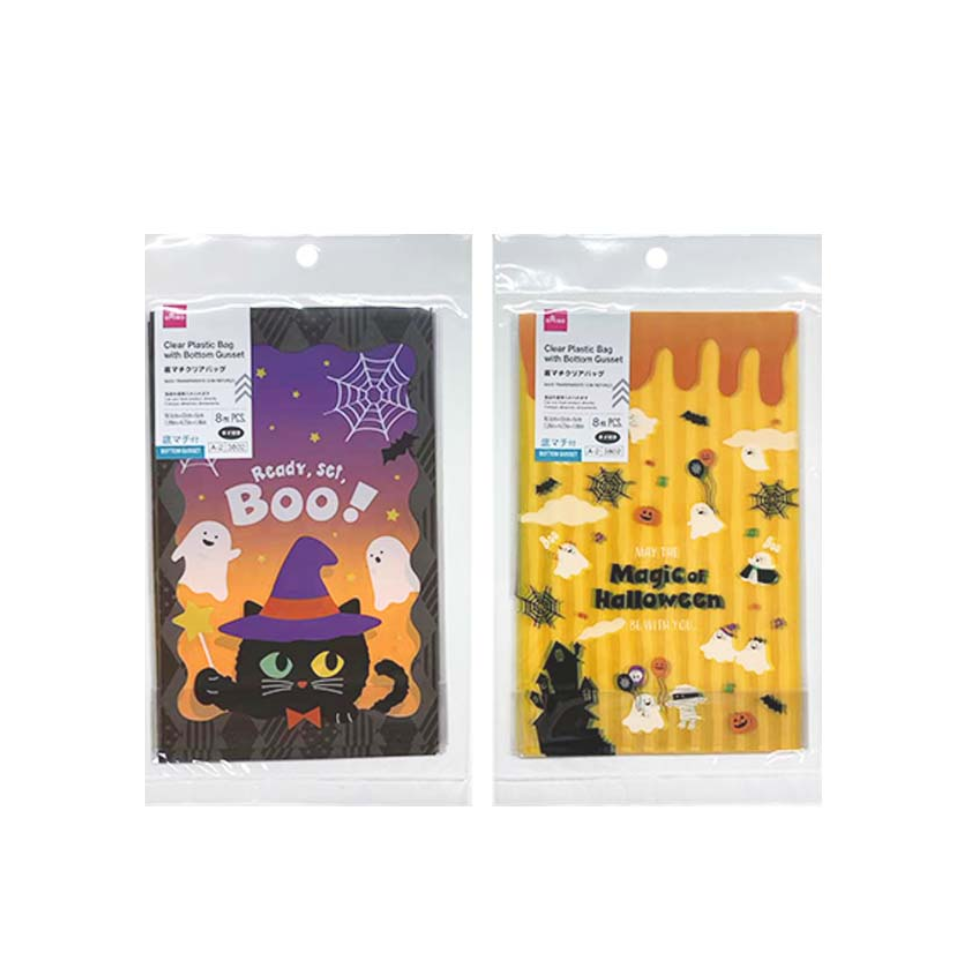 Clear Plastic Bag with Bottom Gusset Basic 18.5cm x 12cm x 5cm