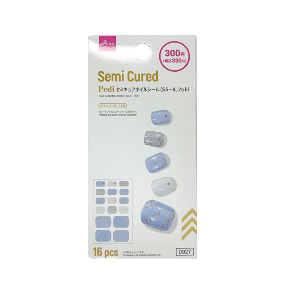 Semi Cured Nail Sticker SS-8 Foot