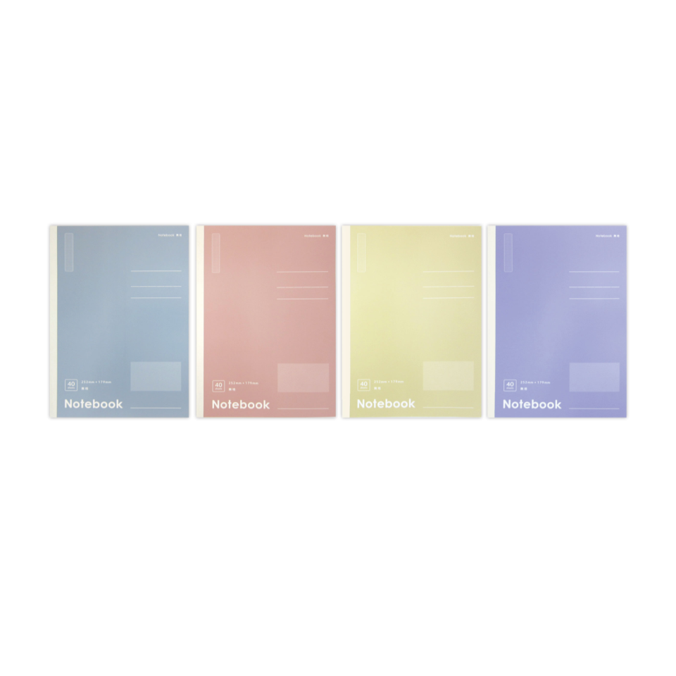Semi B5 Notebook Soft Color Plain