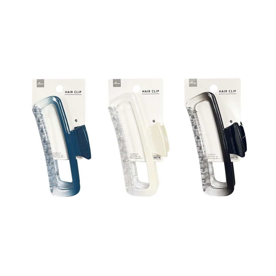 Hair Clip Square Frame Gradation Color