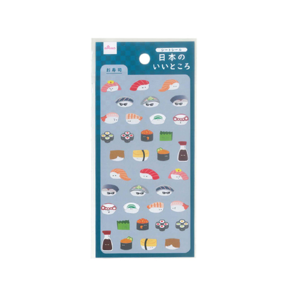 Sticker Sheet Good Things About Japan Sushi