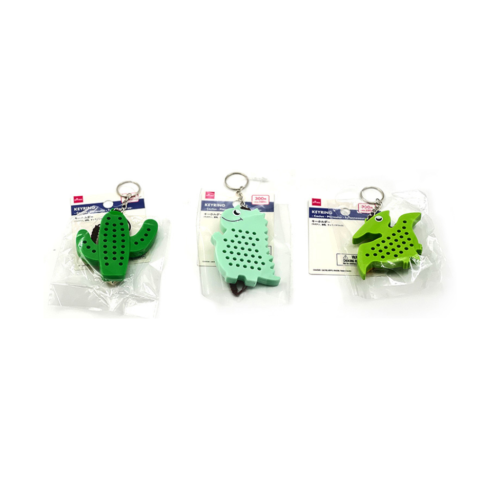 Key Ring Cactus/Pterosaur/Tyrannosaurus