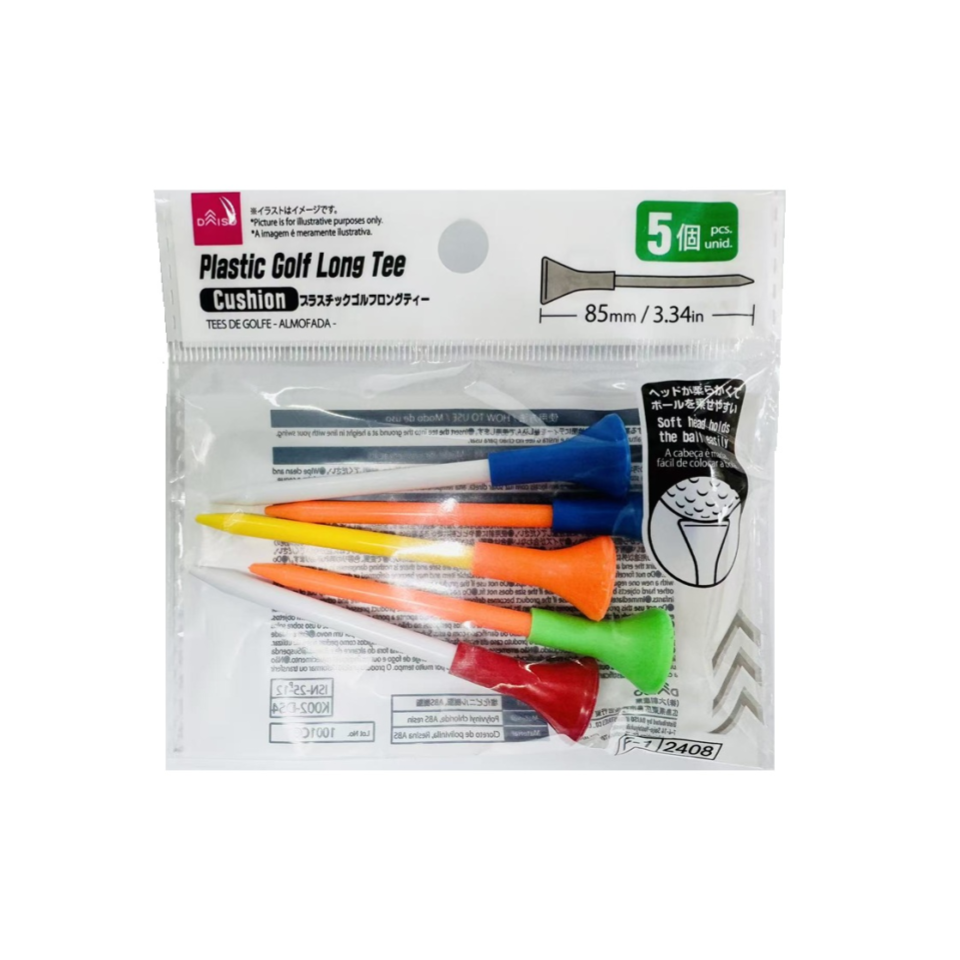 Plastic Golf Long Tee Cushion