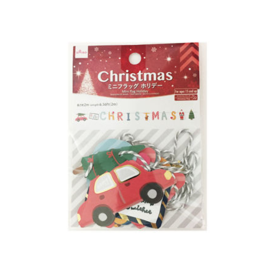 Christmas Mini Flag Holiday 2m