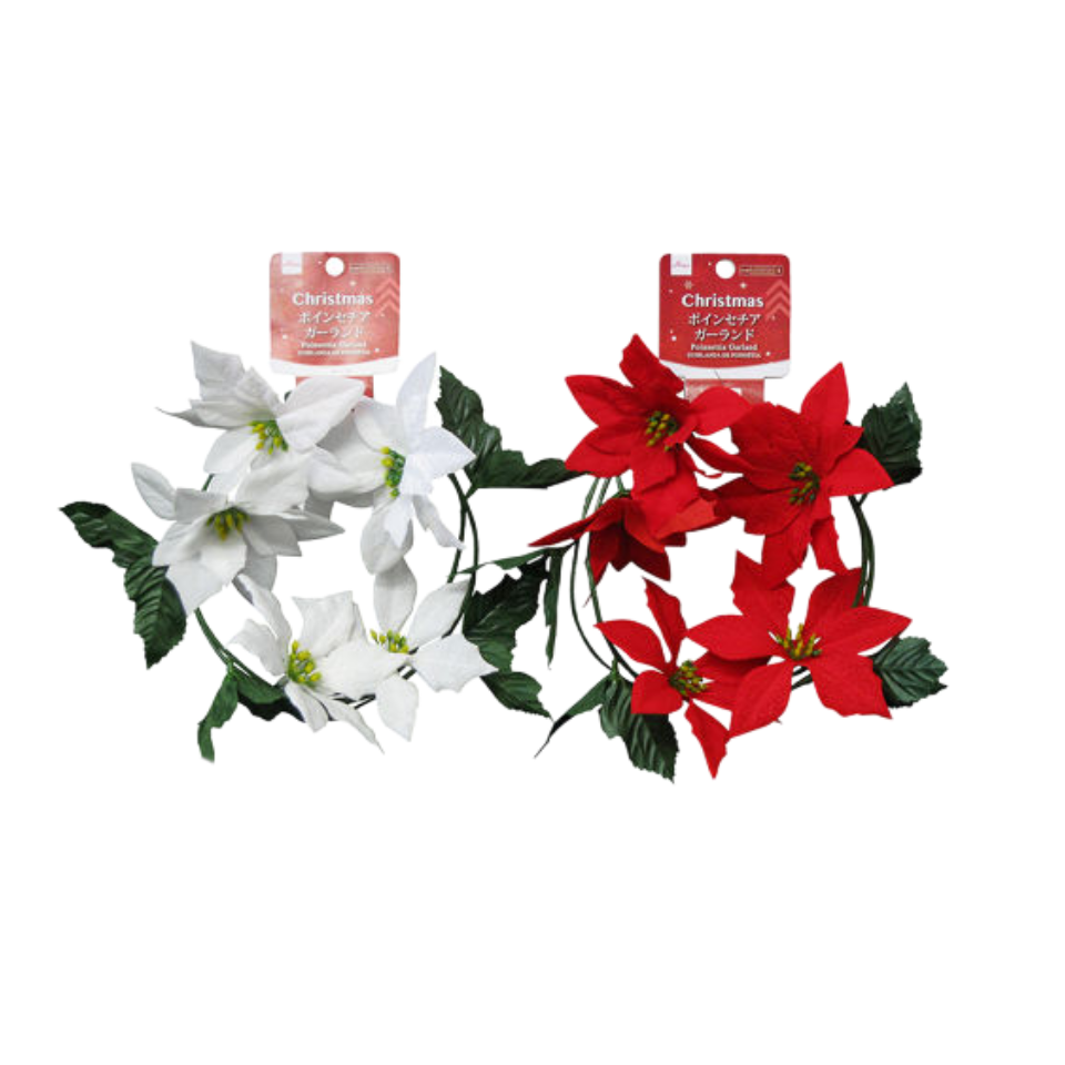 Poinsettia Garland