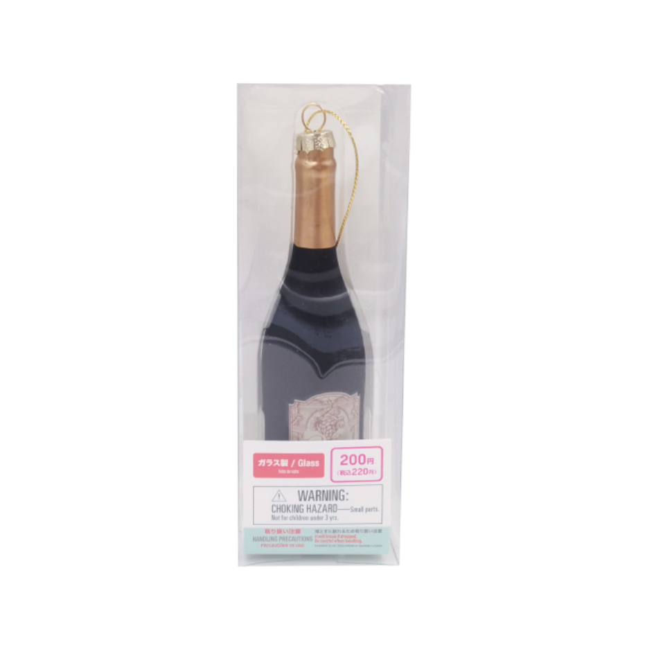 Glass Ornament Bottle