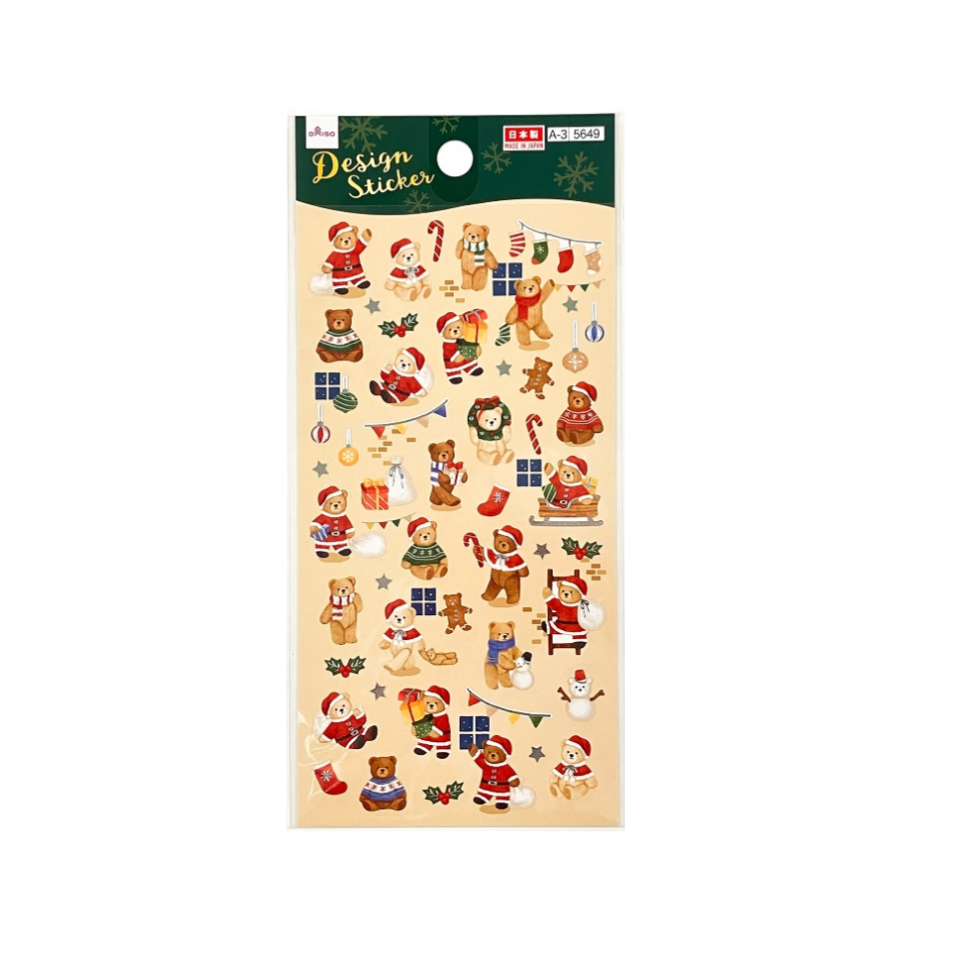 Sticker Christmas Bear