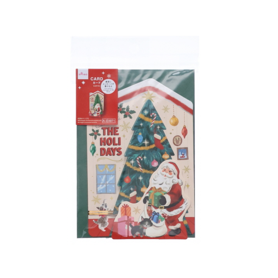 Card Christmas A Honeycomb
