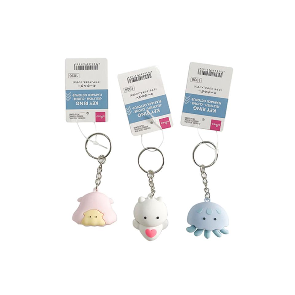 Key Ring Jellyfish/Clione/Flapjack Octopus