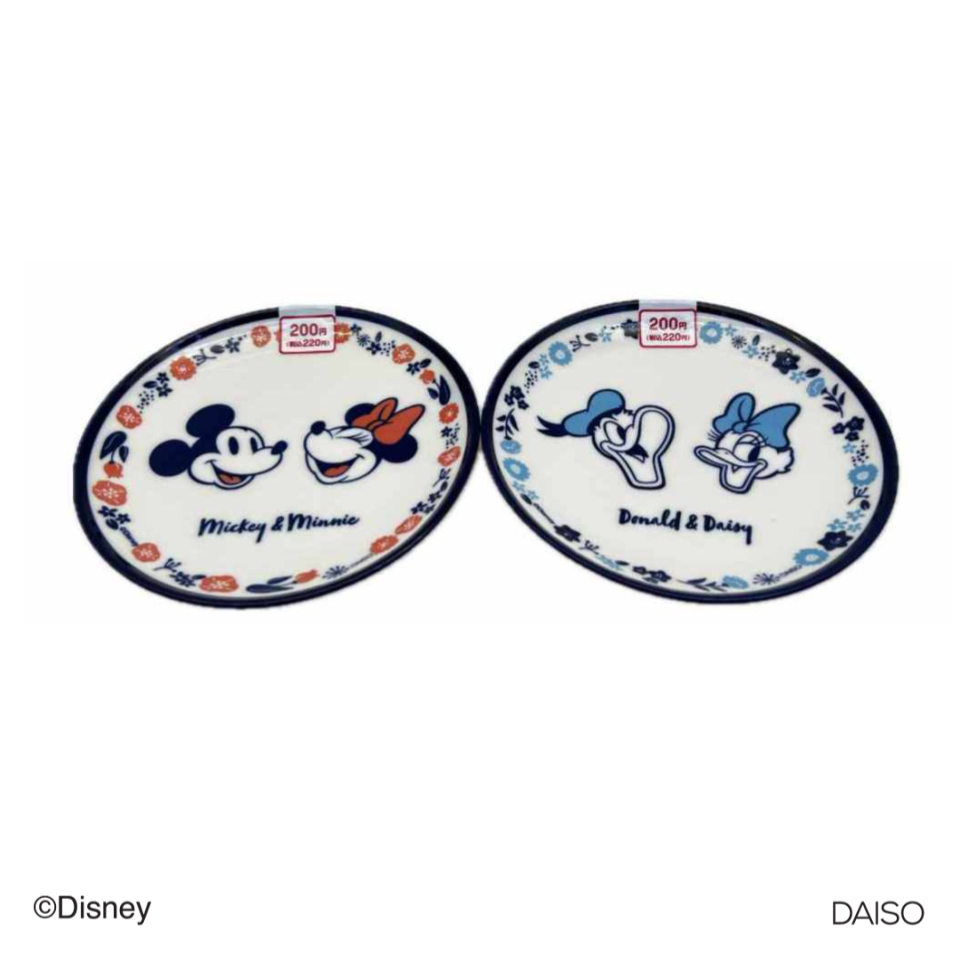 Round Plate 15cm Mickey and Friends