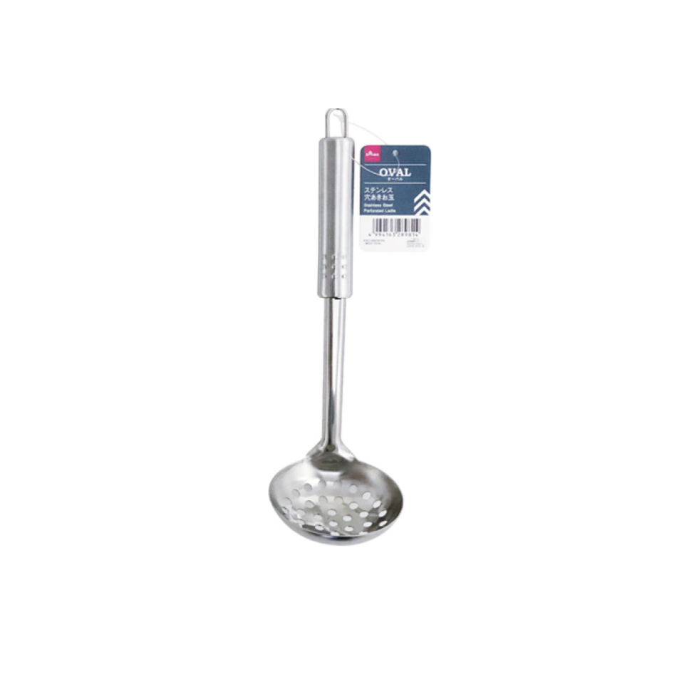 Oval Stainless Steel Perforated Ladle