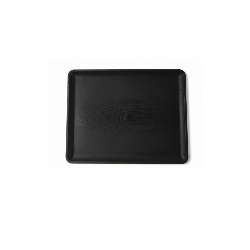 Plastic Tray Wood Grain 36.6cm x 28.5cm