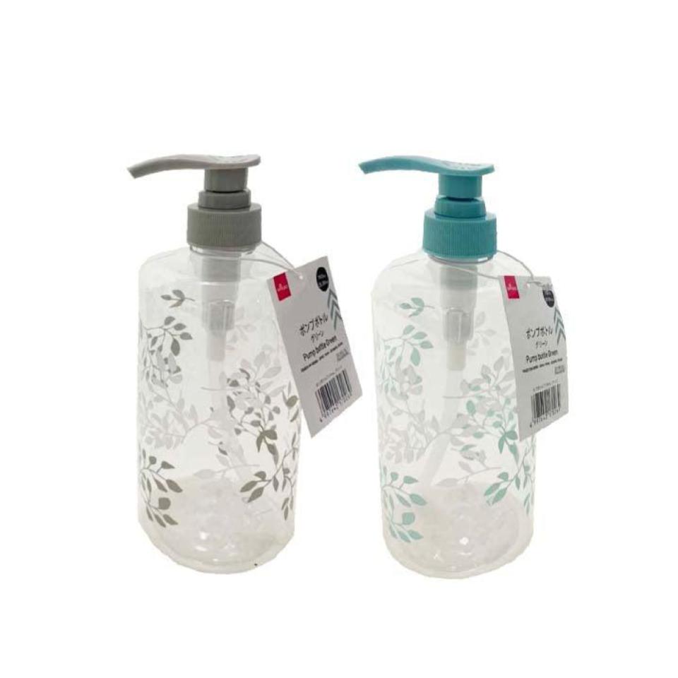 Pump Bottle Green/Grey 750ml