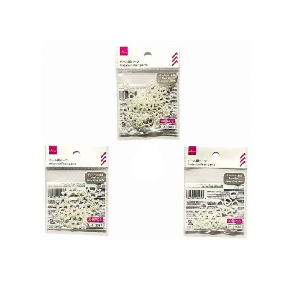 Imitation Pearl Parts Ribbon/Heart/Star
