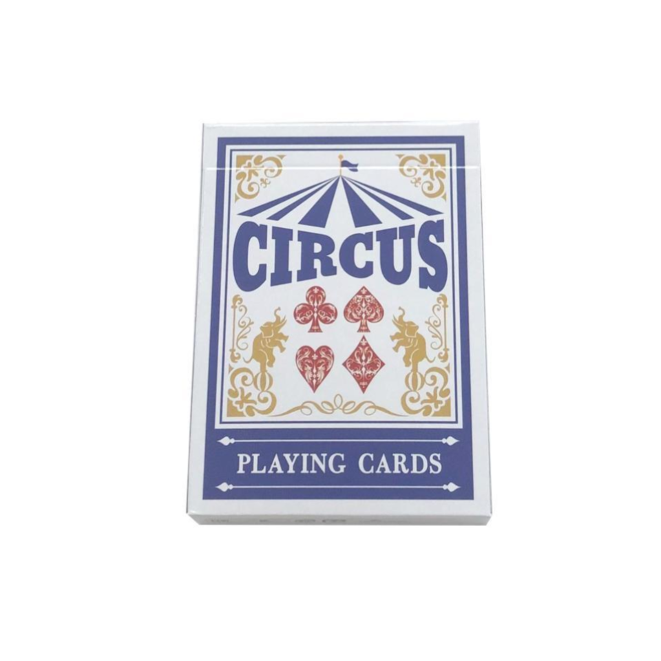 Circus Genuine Playing Cards Blue