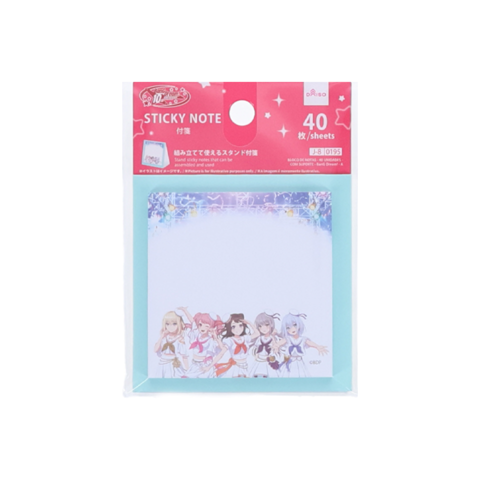 Sticky Note with Stand BanG Dream! A
