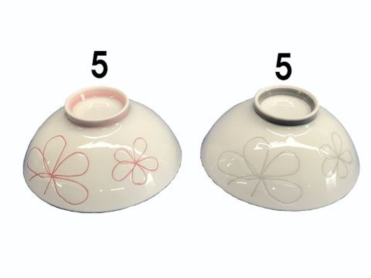 Water Repellent Flower Print Rice Bowl 12X5Cm