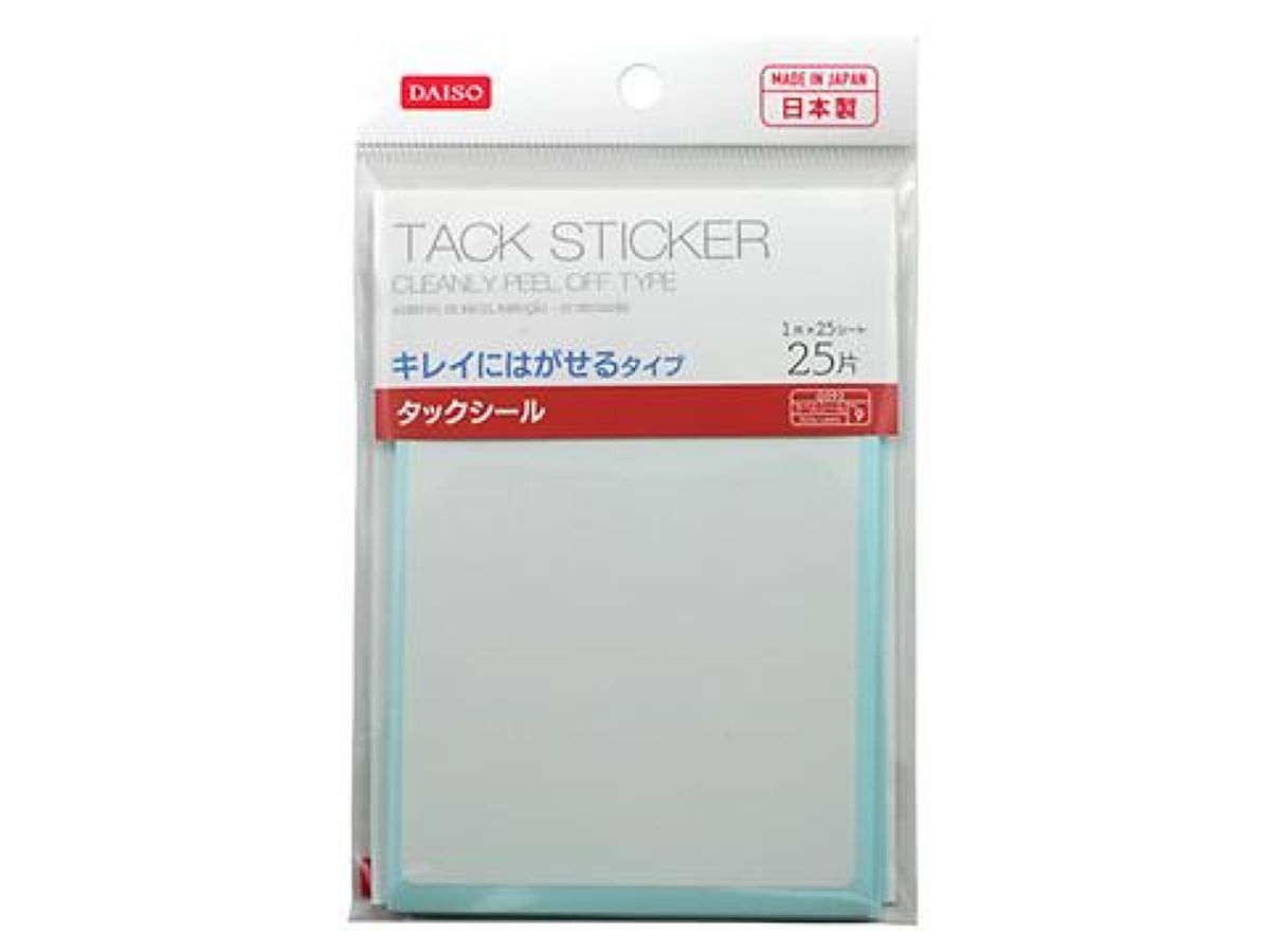 Tack Sticker Cleanly Peel Off Type