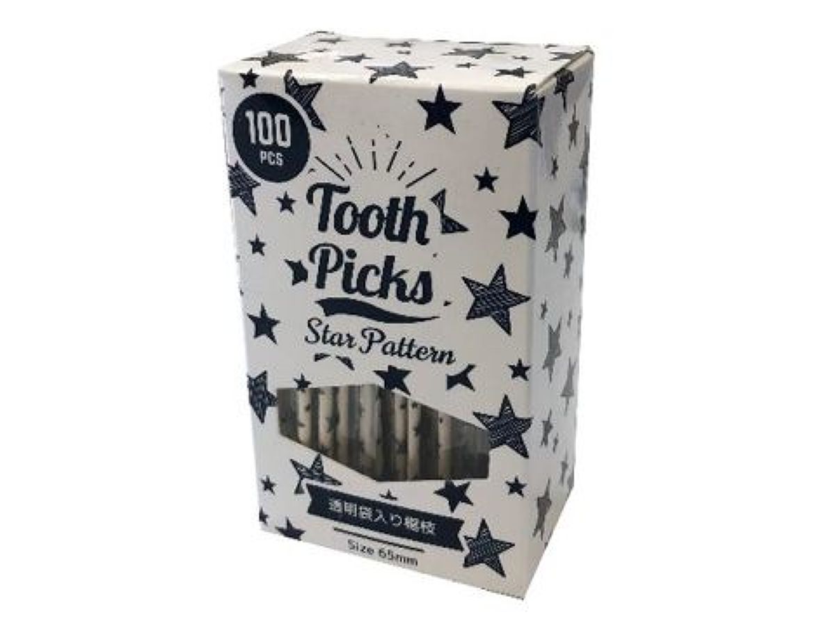 Toothpicks Star Pattern 100P
