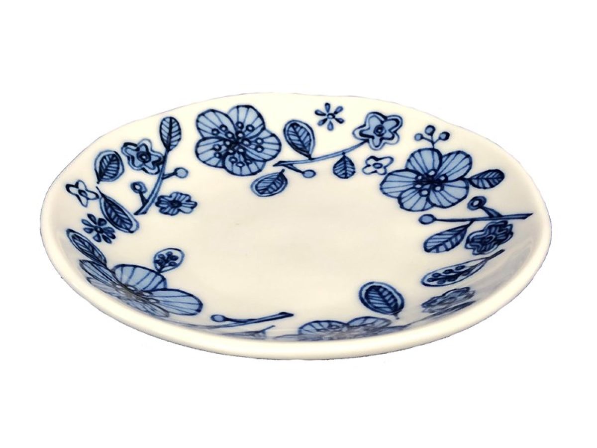 Dish Modern Flower 12.2Xh2.2Cm