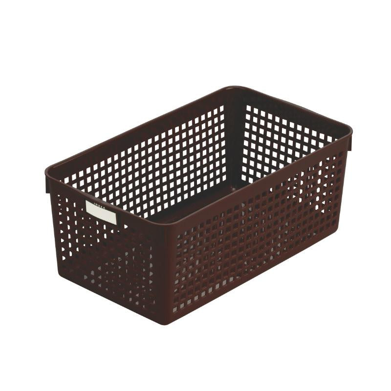 Name Basket Wide Brown
