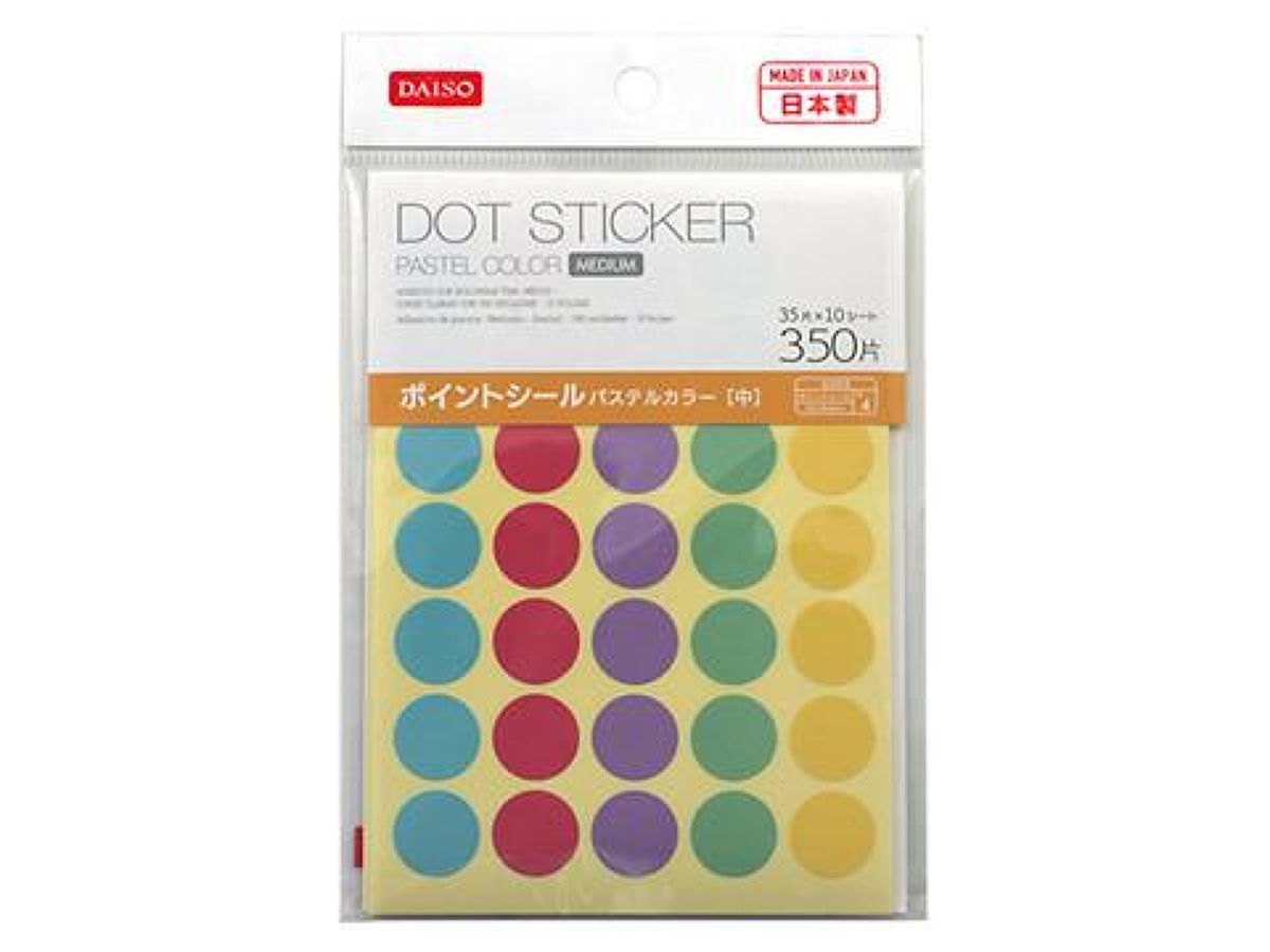 Dot Sticker Medium Pastel