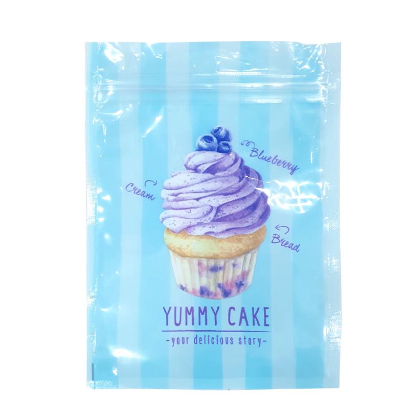 Zipper Bag (L  6Sheets  Blueberry Cupcake)