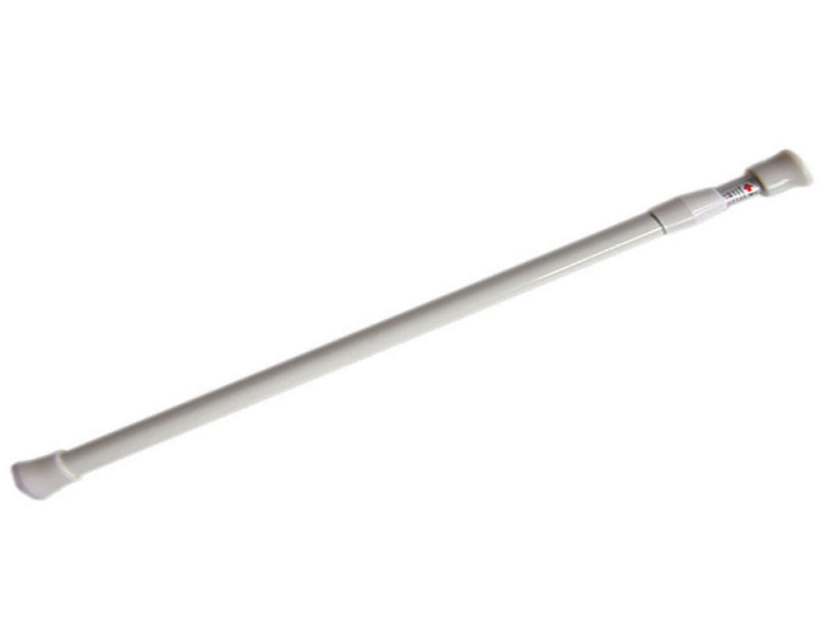 Spring Tension Rod White 35-50Cm 10-13Mm